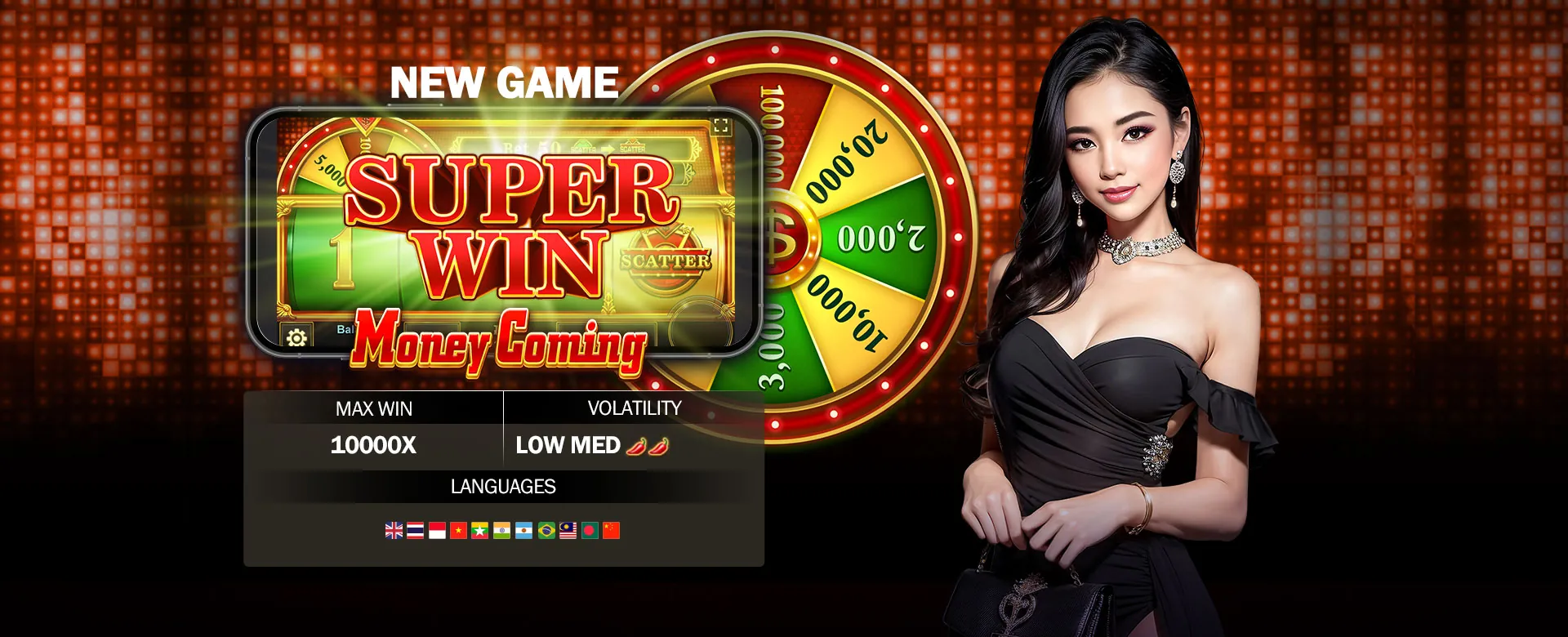 Winph online casino hero banner with logo playtime theme